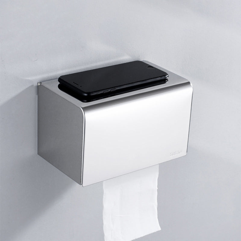 Modern Stainless Steel Bathroom Hardware Towel Bar Bathroom Set Clearhalo 'Bathroom Hardware Sets' 'Bathroom Hardware' 'Bathroom Remodel & Bathroom Fixtures' 'bathroom_hardware_sets' 'Home Improvement' 'home_improvement' 'home_improvement_bathroom_hardware_sets' 6718383