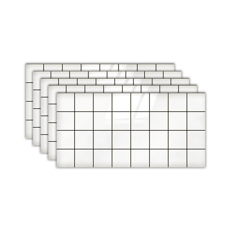 Classical Mosaic Backsplash Tile Peel and Stick Backsplash Tile for Kitchen White Clearhalo 'Flooring 'Home Improvement' 'home_improvement' 'home_improvement_peel_stick_blacksplash' 'Peel & Stick Backsplash Tile' 'peel_stick_blacksplash' 'Walls & Ceilings' Walls and Ceiling' 6719565