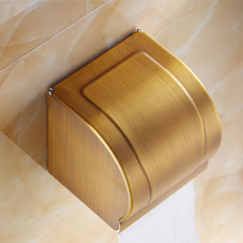 Traditional Brass Bathroom Accessory Set Brushed Bronze Bathroom Set Clearhalo 'Bathroom Hardware Sets' 'Bathroom Hardware' 'Bathroom Remodel & Bathroom Fixtures' 'bathroom_hardware_sets' 'Home Improvement' 'home_improvement' 'home_improvement_bathroom_hardware_sets' 6719597