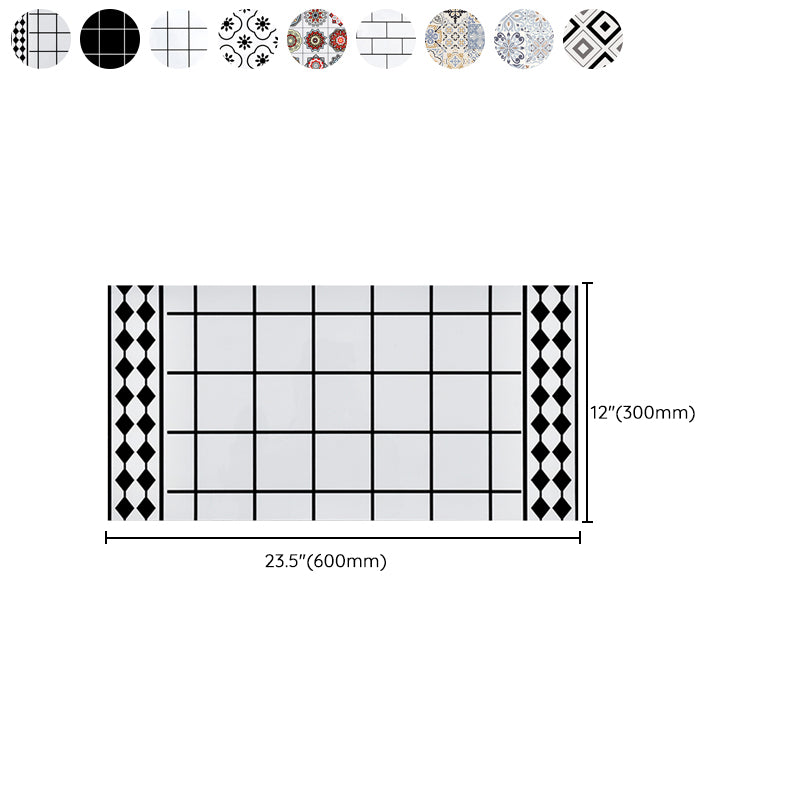 Fashionable Mosaic Tile Waterproof Peel and Stick Backsplash Tile Clearhalo 'Flooring 'Home Improvement' 'home_improvement' 'home_improvement_peel_stick_blacksplash' 'Peel & Stick Backsplash Tile' 'peel_stick_blacksplash' 'Walls & Ceilings' Walls and Ceiling' 6719619