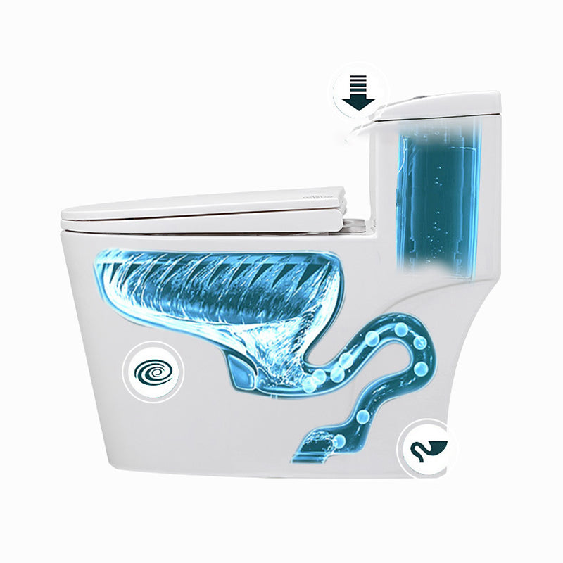 Indoor Ceramic Floor Mounted Toilet Modern All-In-One Toilet Bowl Clearhalo 'Bathroom Remodel & Bathroom Fixtures' 'Home Improvement' 'home_improvement' 'home_improvement_toilets' 'Toilets & Bidets' 'Toilets' 6719649