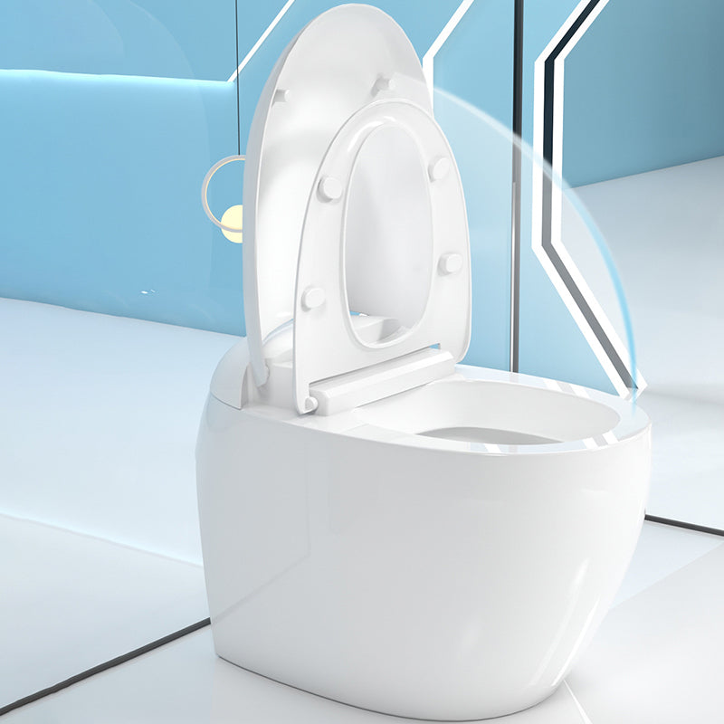 Modern Polished Finish Ceramic Toilet Indoor All-In-One Toilet Bowl Clearhalo 'Bathroom Remodel & Bathroom Fixtures' 'Home Improvement' 'home_improvement' 'home_improvement_toilets' 'Toilets & Bidets' 'Toilets' 6719666