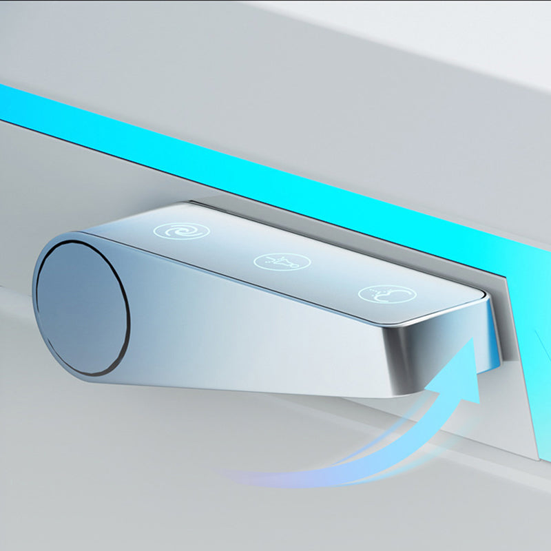 Contemporary Siphon Jet Toilet Bowl All-In-One Toilet with Vitreous China Clearhalo 'Bathroom Remodel & Bathroom Fixtures' 'Home Improvement' 'home_improvement' 'home_improvement_toilets' 'Toilets & Bidets' 'Toilets' 6719736