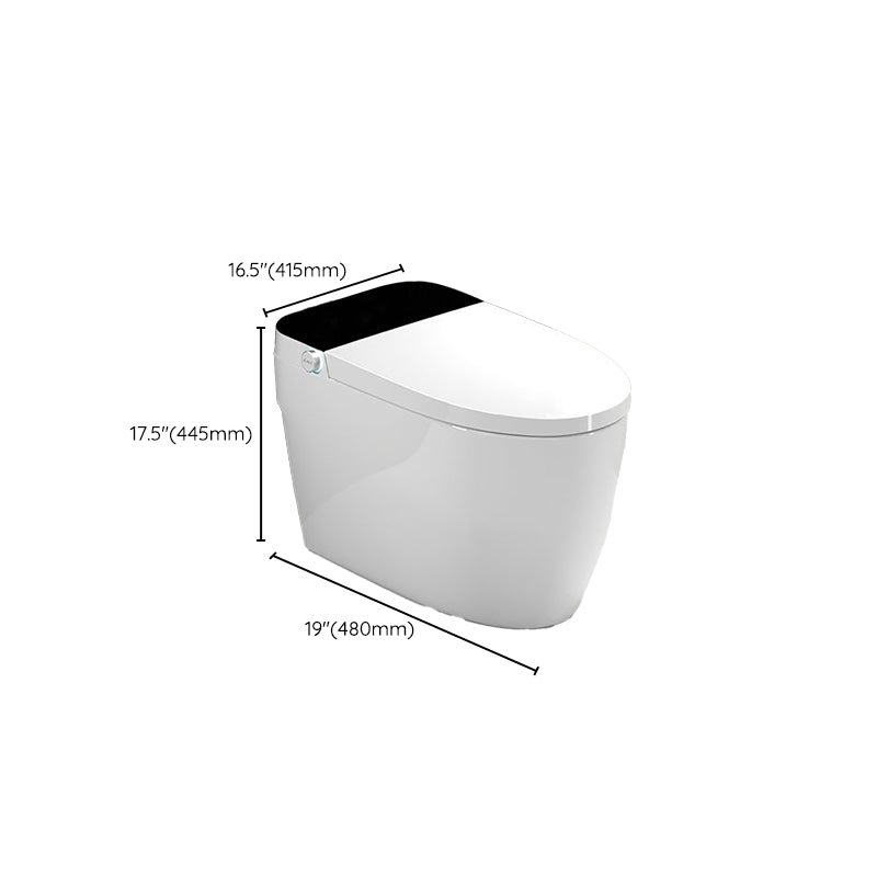 Contemporary Siphon Jet Toilet Bowl All-In-One Toilet with Vitreous China Clearhalo 'Bathroom Remodel & Bathroom Fixtures' 'Home Improvement' 'home_improvement' 'home_improvement_toilets' 'Toilets & Bidets' 'Toilets' 6719745