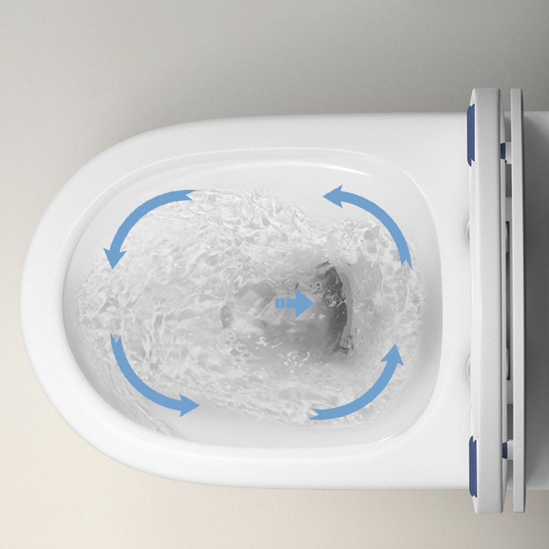 Contemporary Ceramic Floor Mounted Toilet Indoor All-In-One Toilet Bowl Clearhalo 'Bathroom Remodel & Bathroom Fixtures' 'Home Improvement' 'home_improvement' 'home_improvement_toilets' 'Toilets & Bidets' 'Toilets' 6719758