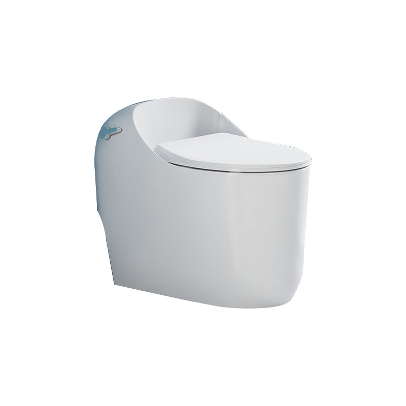 Glossy White Toilet with Glazed Surface Modern All-In-One Toilet Bowl 15.7"L x 28.3"W x 22"H Clearhalo 'Bathroom Remodel & Bathroom Fixtures' 'Home Improvement' 'home_improvement' 'home_improvement_toilets' 'Toilets & Bidets' 'Toilets' 6719786