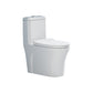 Glossy White Toilet with Glazed Surface Modern All-In-One Toilet Bowl 14"L x 26"W x 30"H Clearhalo 'Bathroom Remodel & Bathroom Fixtures' 'Home Improvement' 'home_improvement' 'home_improvement_toilets' 'Toilets & Bidets' 'Toilets' 6719788