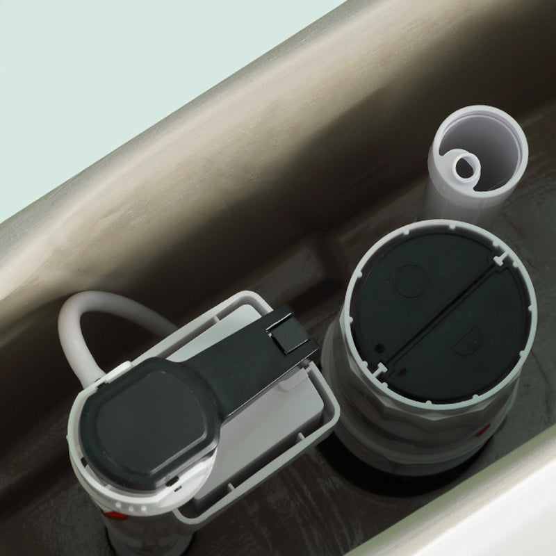 Contemporary All-In-One Toilet White Toilet Bowl with Toilet Seat Clearhalo 'Bathroom Remodel & Bathroom Fixtures' 'Home Improvement' 'home_improvement' 'home_improvement_toilets' 'Toilets & Bidets' 'Toilets' 6719823