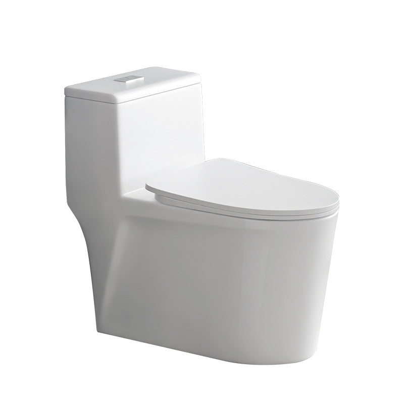Contemporary Siphon Jet Toilet Bowl White Ceramic All-In-One Toilet Clearhalo 'Bathroom Remodel & Bathroom Fixtures' 'Home Improvement' 'home_improvement' 'home_improvement_toilets' 'Toilets & Bidets' 'Toilets' 6719841