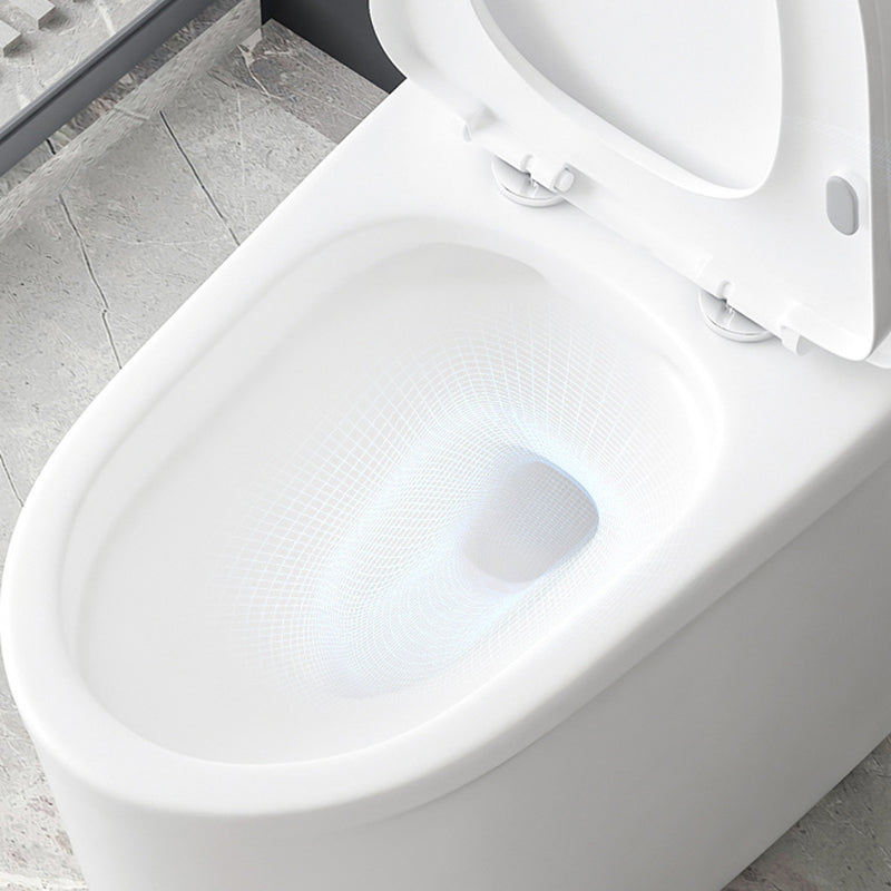 Contemporary Siphon Jet Toilet Bowl White Ceramic All-In-One Toilet Clearhalo 'Bathroom Remodel & Bathroom Fixtures' 'Home Improvement' 'home_improvement' 'home_improvement_toilets' 'Toilets & Bidets' 'Toilets' 6719847