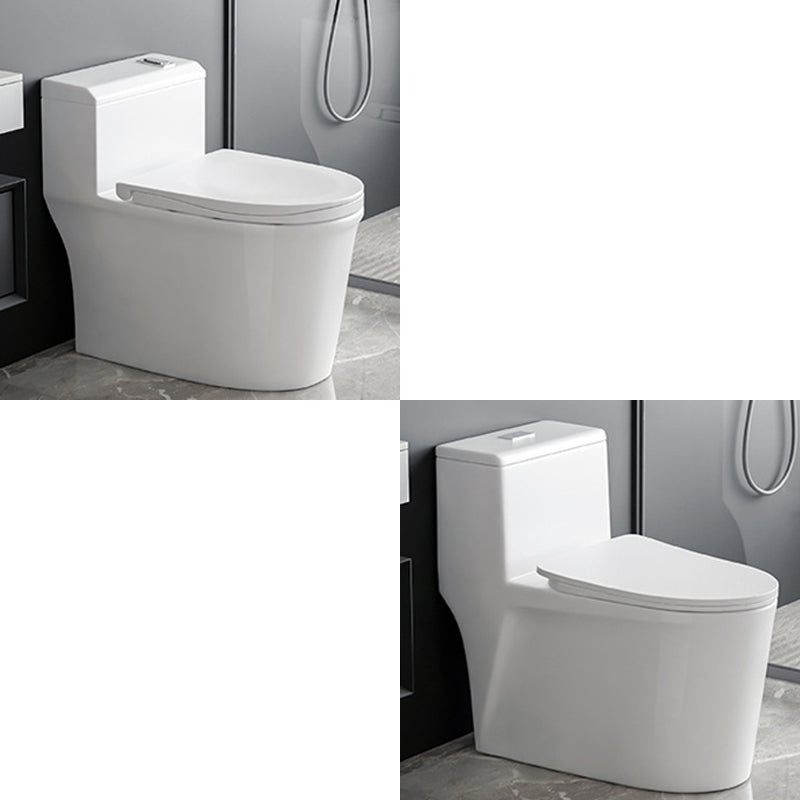 Contemporary Siphon Jet Toilet Bowl White Ceramic All-In-One Toilet Clearhalo 'Bathroom Remodel & Bathroom Fixtures' 'Home Improvement' 'home_improvement' 'home_improvement_toilets' 'Toilets & Bidets' 'Toilets' 6719857