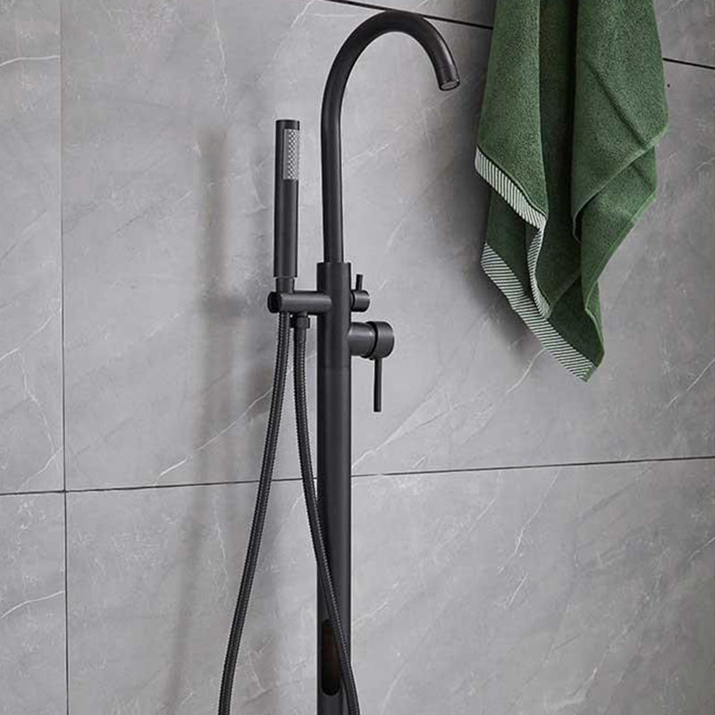 Modern Ellipse Acrylic Bathtub Freestanding Soaking Bathtub with Overflow Hole Clearhalo 'Bathroom Remodel & Bathroom Fixtures' 'Bathtubs' 'Home Improvement' 'home_improvement' 'home_improvement_bathtubs' 'Showers & Bathtubs' 6719880