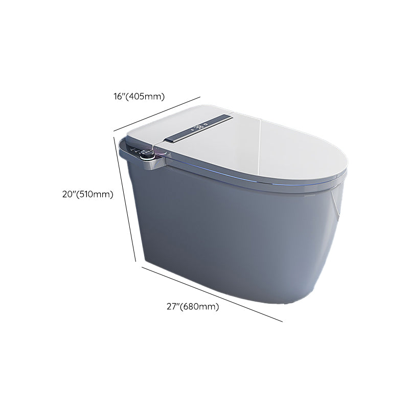 Heated Seat Floor Standing Bidet in White Contemporary Ceramic Toilet Clearhalo 'Bathroom Remodel & Bathroom Fixtures' 'Bidets' 'Home Improvement' 'home_improvement' 'home_improvement_bidets' 'Toilets & Bidets' 6719986