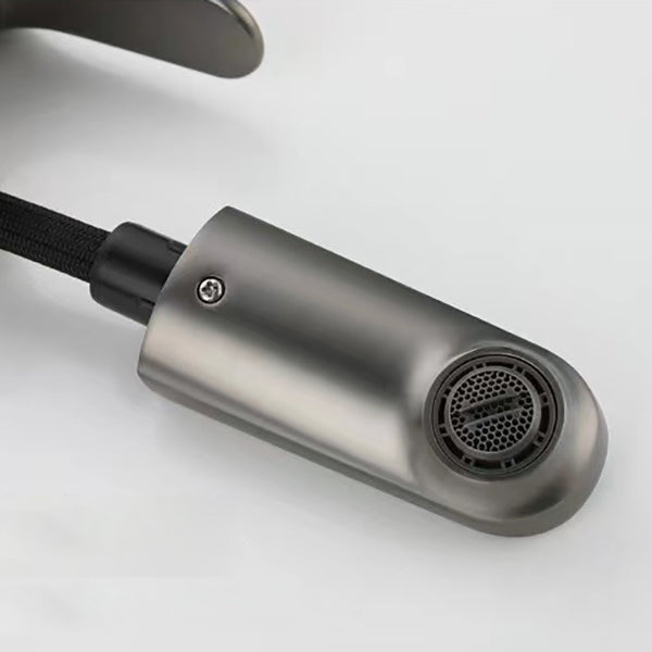 Modern Vessel Faucet Brass Lever Handle Swivel Spout Bathroom Vessel Faucet Clearhalo 'Bathroom Remodel & Bathroom Fixtures' 'Bathroom Sink Faucets' 'Bathroom Sinks & Faucet Components' 'bathroom_sink_faucets' 'Home Improvement' 'home_improvement' 'home_improvement_bathroom_sink_faucets' 6727105