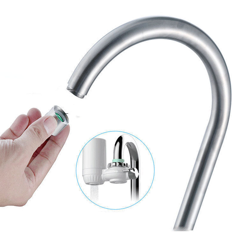 Double Handle Kitchen Faucet 2-Function Faucet with Deck Plate Clearhalo 'Home Improvement' 'home_improvement' 'home_improvement_kitchen_faucets' 'Kitchen Faucets' 'Kitchen Remodel & Kitchen Fixtures' 'Kitchen Sinks & Faucet Components' 'kitchen_faucets' 6727132