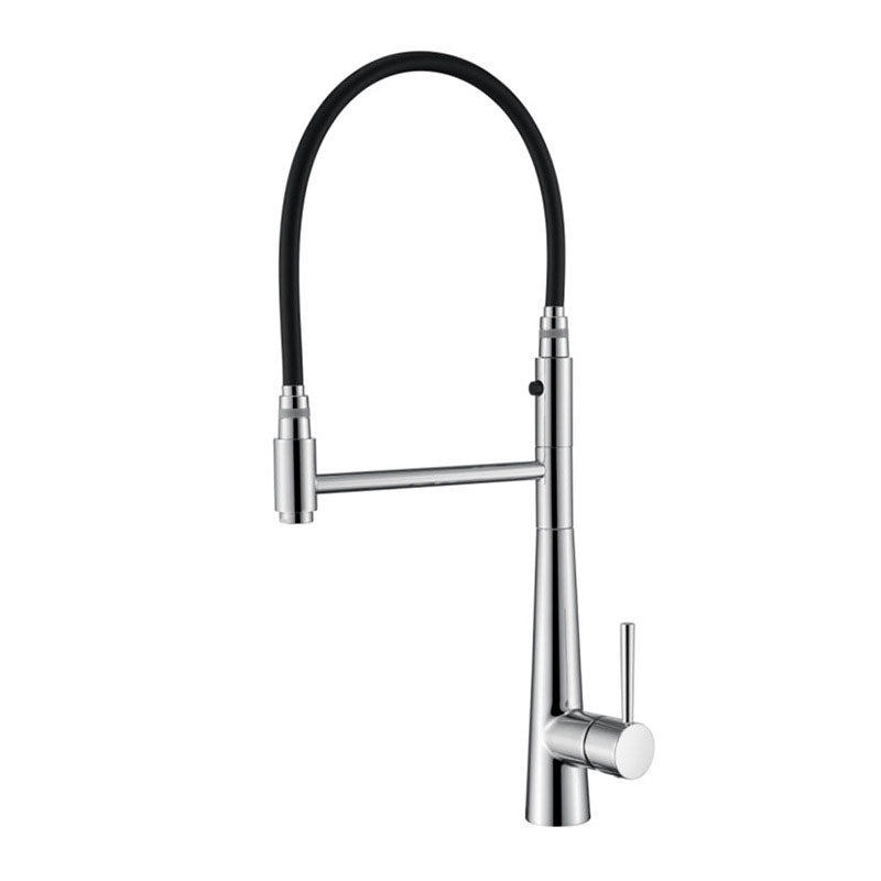 Modern Farmhouse Kitchen Faucet Pull down One Handle High Arch Water Filler Chrome Clearhalo 'Home Improvement' 'home_improvement' 'home_improvement_kitchen_faucets' 'Kitchen Faucets' 'Kitchen Remodel & Kitchen Fixtures' 'Kitchen Sinks & Faucet Components' 'kitchen_faucets' 6727184