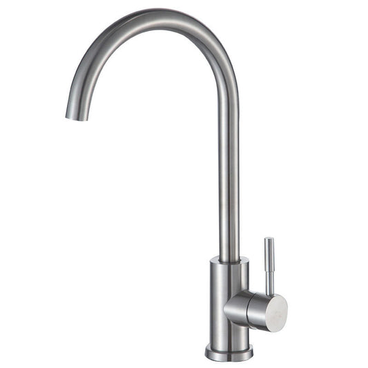 Modern 1-Handle Faucets 304 Stainless Steel with Water Dispenser Standard Kitchen Faucets Clearhalo 'Home Improvement' 'home_improvement' 'home_improvement_kitchen_faucets' 'Kitchen Faucets' 'Kitchen Remodel & Kitchen Fixtures' 'Kitchen Sinks & Faucet Components' 'kitchen_faucets' 6727232