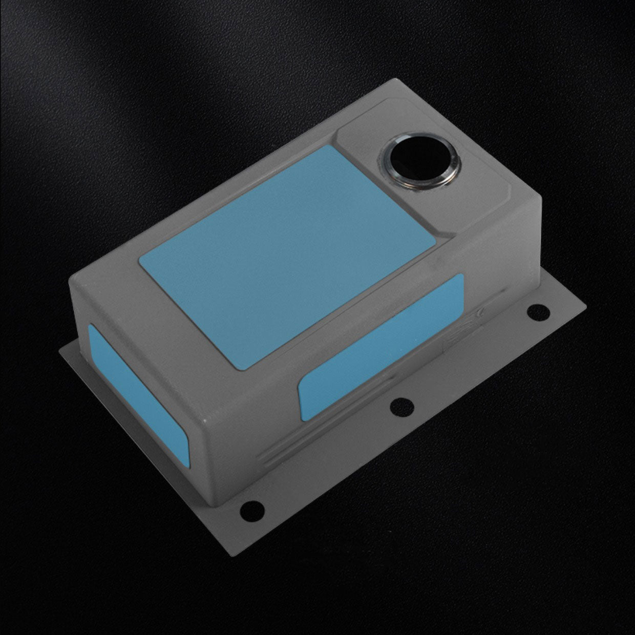 Contemporary Style Kitchen Sink Single Bowl Kitchen Sink with Rectangle Shape Clearhalo 'Home Improvement' 'home_improvement' 'home_improvement_kitchen_sinks' 'Kitchen Remodel & Kitchen Fixtures' 'Kitchen Sinks & Faucet Components' 'Kitchen Sinks' 'kitchen_sinks' 6727291