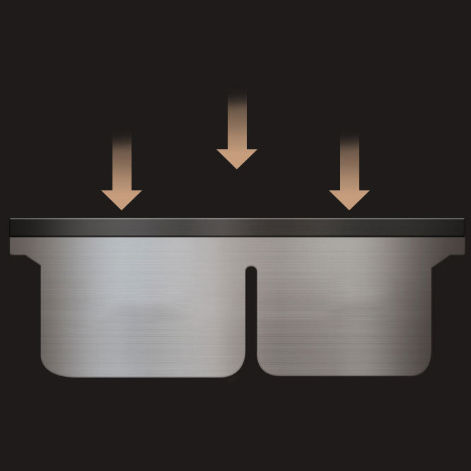 Modern Style Sink Stainless Steel Drop-In Noise-cancelling Design Sink for Kitchen Clearhalo 'Home Improvement' 'home_improvement' 'home_improvement_kitchen_sinks' 'Kitchen Remodel & Kitchen Fixtures' 'Kitchen Sinks & Faucet Components' 'Kitchen Sinks' 'kitchen_sinks' 6727340