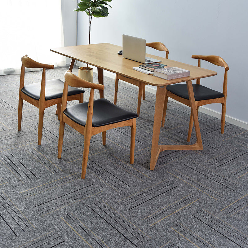 Carpet Tile Fade Resistant Non-Skid Solid Color Loose Lay Carpet Tile Bedroom Clearhalo 'Carpet Tiles & Carpet Squares' 'carpet_tiles_carpet_squares' 'Flooring 'Home Improvement' 'home_improvement' 'home_improvement_carpet_tiles_carpet_squares' Walls and Ceiling' 6727708