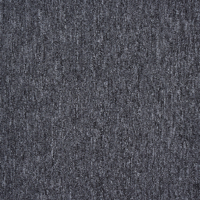 Carpet Tile Fade Resistant Non-Skid Solid Color Loose Lay Carpet Tile Bedroom Smoke Gray Clearhalo 'Carpet Tiles & Carpet Squares' 'carpet_tiles_carpet_squares' 'Flooring 'Home Improvement' 'home_improvement' 'home_improvement_carpet_tiles_carpet_squares' Walls and Ceiling' 6727711