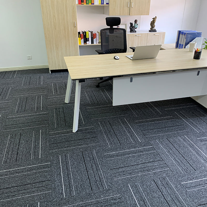 Carpet Tile Fade Resistant Non-Skid Solid Color Loose Lay Carpet Tile Bedroom Clearhalo 'Carpet Tiles & Carpet Squares' 'carpet_tiles_carpet_squares' 'Flooring 'Home Improvement' 'home_improvement' 'home_improvement_carpet_tiles_carpet_squares' Walls and Ceiling' 6727722