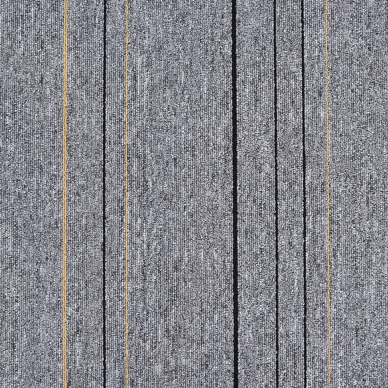 Carpet Tile Fade Resistant Non-Skid Solid Color Loose Lay Carpet Tile Bedroom Pewter Clearhalo 'Carpet Tiles & Carpet Squares' 'carpet_tiles_carpet_squares' 'Flooring 'Home Improvement' 'home_improvement' 'home_improvement_carpet_tiles_carpet_squares' Walls and Ceiling' 6727730