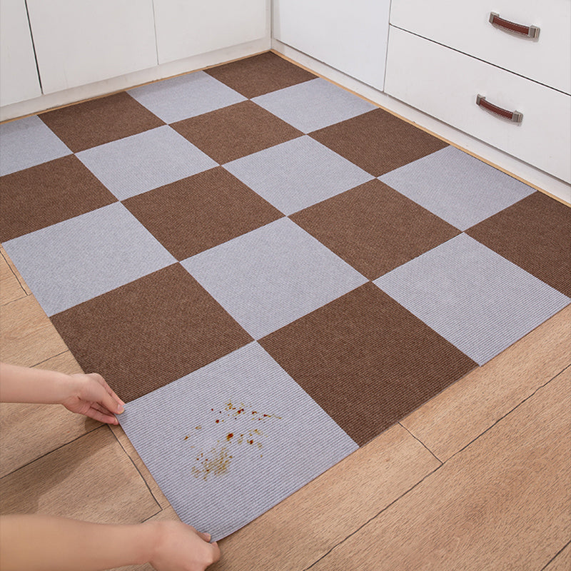 Carpet Tile Fade Resistant Solid Color Self-Stick Carpet Tiles Living Room Clearhalo 'Carpet Tiles & Carpet Squares' 'carpet_tiles_carpet_squares' 'Flooring 'Home Improvement' 'home_improvement' 'home_improvement_carpet_tiles_carpet_squares' Walls and Ceiling' 6727750