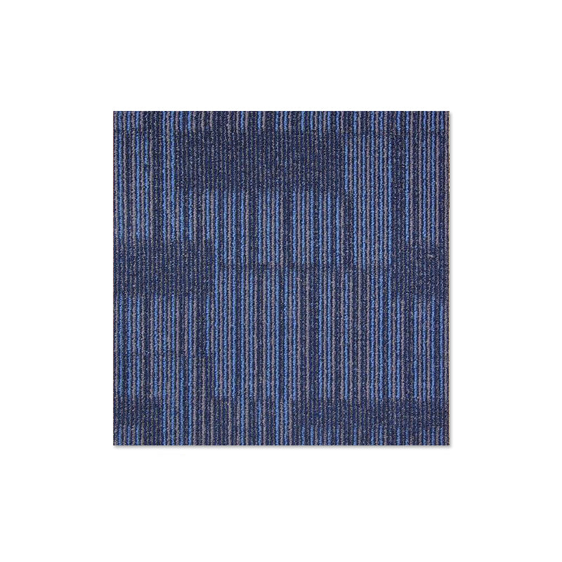 Carpet Tile Non-Skid Fade Resistant Geometry Loose Lay Carpet Tiles Bedroom Clearhalo 'Carpet Tiles & Carpet Squares' 'carpet_tiles_carpet_squares' 'Flooring 'Home Improvement' 'home_improvement' 'home_improvement_carpet_tiles_carpet_squares' Walls and Ceiling' 6727764