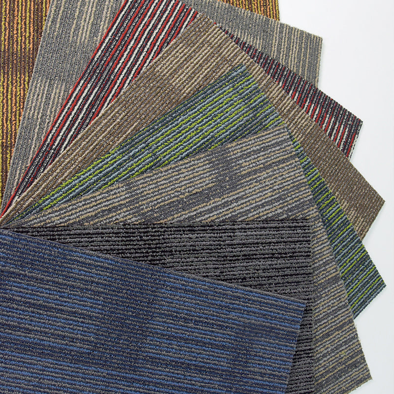 Carpet Tile Non-Skid Fade Resistant Geometry Loose Lay Carpet Tiles Bedroom Clearhalo 'Carpet Tiles & Carpet Squares' 'carpet_tiles_carpet_squares' 'Flooring 'Home Improvement' 'home_improvement' 'home_improvement_carpet_tiles_carpet_squares' Walls and Ceiling' 6727768