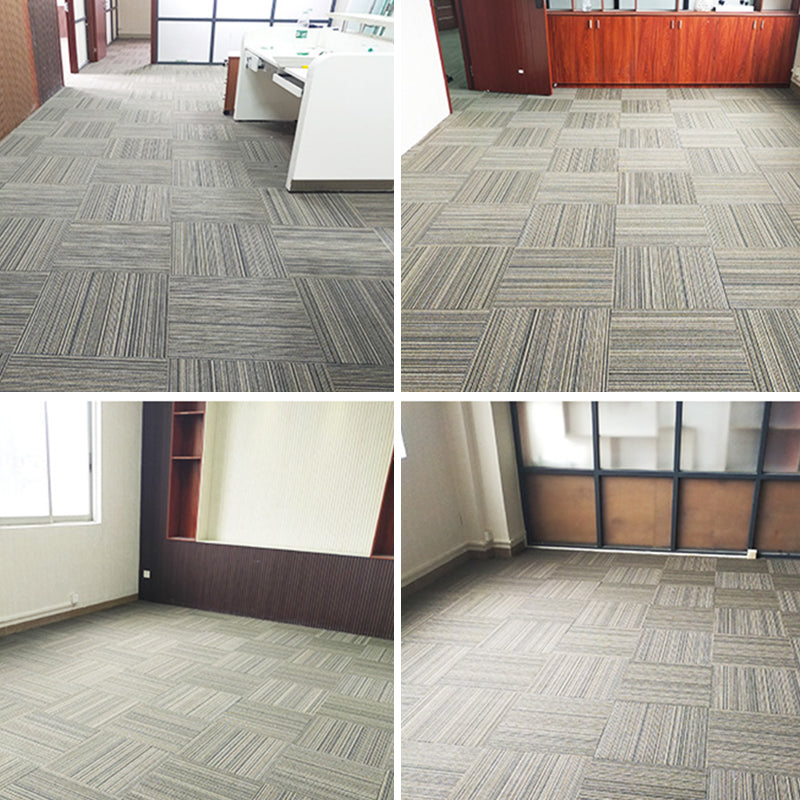 Carpet Tile Non-Skid Fade Resistant Geometry Self Peel and Stick Carpet Tiles Living Room Clearhalo 'Carpet Tiles & Carpet Squares' 'carpet_tiles_carpet_squares' 'Flooring 'Home Improvement' 'home_improvement' 'home_improvement_carpet_tiles_carpet_squares' Walls and Ceiling' 6727781