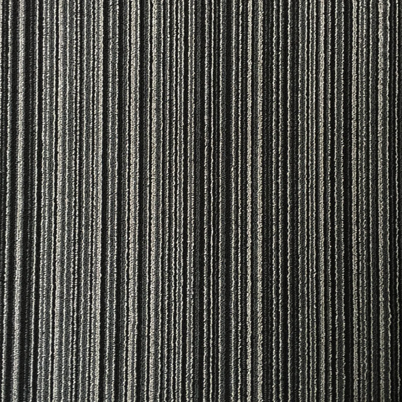 Carpet Tile Non-Skid Fade Resistant Geometry Self Peel and Stick Carpet Tiles Living Room Black Clearhalo 'Carpet Tiles & Carpet Squares' 'carpet_tiles_carpet_squares' 'Flooring 'Home Improvement' 'home_improvement' 'home_improvement_carpet_tiles_carpet_squares' Walls and Ceiling' 6727783