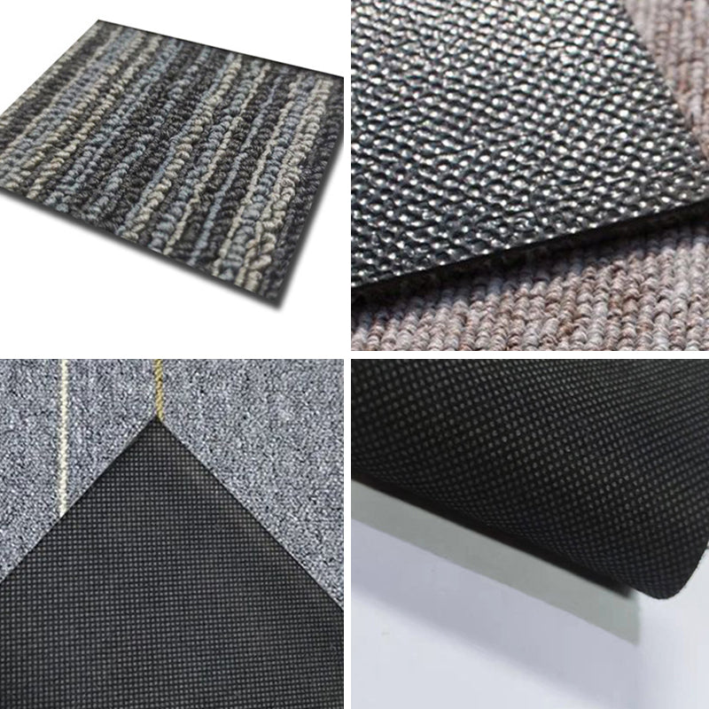 Carpet Tile Non-Skid Fade Resistant Geometry Self Peel and Stick Carpet Tiles Living Room Clearhalo 'Carpet Tiles & Carpet Squares' 'carpet_tiles_carpet_squares' 'Flooring 'Home Improvement' 'home_improvement' 'home_improvement_carpet_tiles_carpet_squares' Walls and Ceiling' 6727788