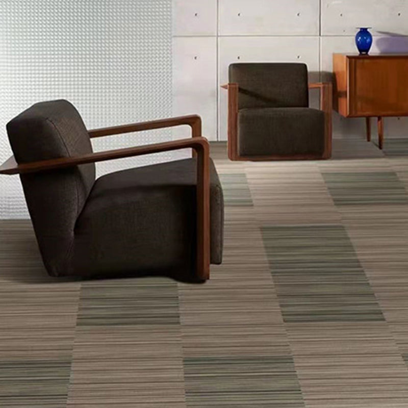 Carpet Tile Non-Skid Fade Resistant Geometry Self Peel and Stick Carpet Tiles Living Room Clearhalo 'Carpet Tiles & Carpet Squares' 'carpet_tiles_carpet_squares' 'Flooring 'Home Improvement' 'home_improvement' 'home_improvement_carpet_tiles_carpet_squares' Walls and Ceiling' 6727798