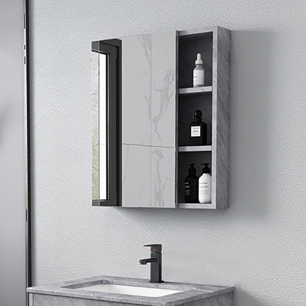 Contemporary Sink Vanity Mirror Cabinet Wall Mount Vanity Cabinet with Storage Shelving Clearhalo 'Bathroom Remodel & Bathroom Fixtures' 'Bathroom Vanities' 'bathroom_vanities' 'Home Improvement' 'home_improvement' 'home_improvement_bathroom_vanities' 6727919