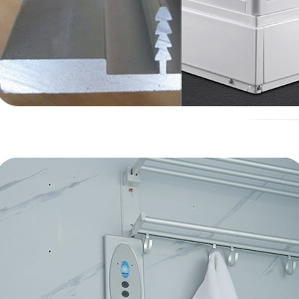 Modern Frosted Glass Single Sliding Shower Enclosure Framed Shower Enclosure in White Clearhalo 'Bathroom Remodel & Bathroom Fixtures' 'Home Improvement' 'home_improvement' 'home_improvement_shower_stalls_enclosures' 'Shower Stalls & Enclosures' 'shower_stalls_enclosures' 'Showers & Bathtubs' 6728028