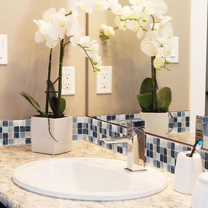 Peel & Stick Mosaic Tile Plastic Square Stain Resistant Peel and Stick Tiles for Shower Clearhalo 'Flooring 'Home Improvement' 'home_improvement' 'home_improvement_peel_stick_blacksplash' 'Peel & Stick Backsplash Tile' 'peel_stick_blacksplash' 'Walls & Ceilings' Walls and Ceiling' 6728170