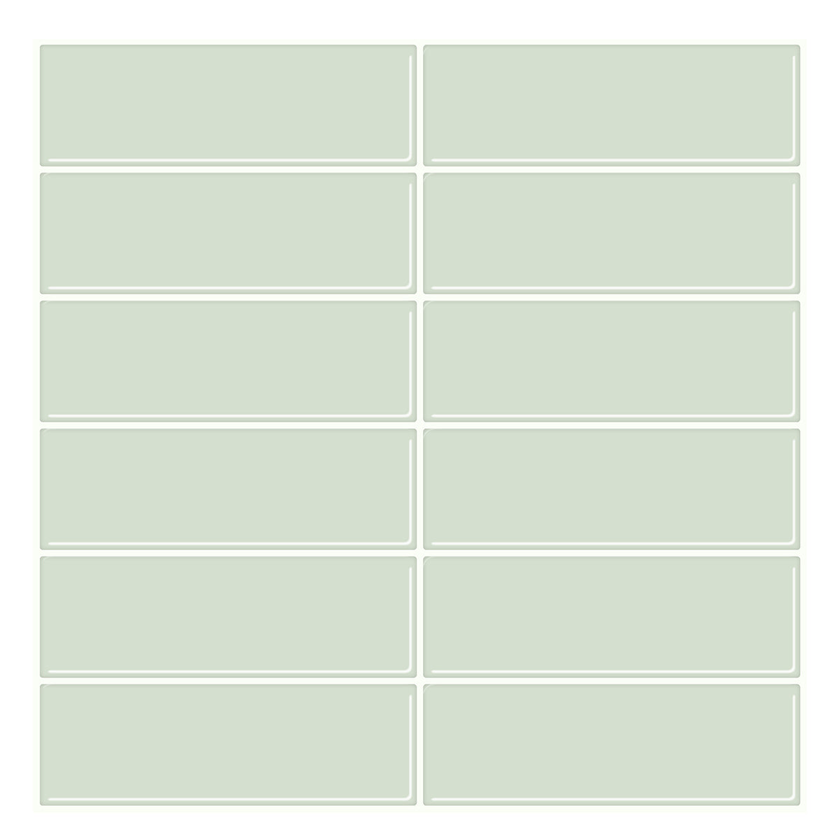 Peel and Stick Tiles Waterproof Plastic Rectangle Peel & Stick Tile for Kitchen 2-Pack Clearhalo 'Flooring 'Home Improvement' 'home_improvement' 'home_improvement_peel_stick_blacksplash' 'Peel & Stick Backsplash Tile' 'peel_stick_blacksplash' 'Walls & Ceilings' Walls and Ceiling' 6728206