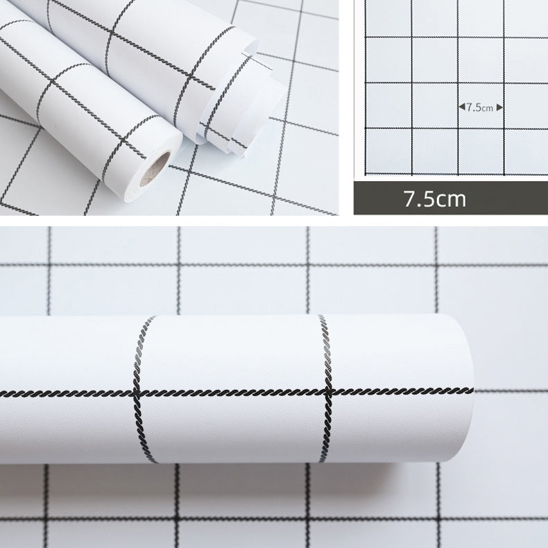 Modern Kitchen Backsplash Tile Plaid Print Peel and Stick Backsplash Tile Clearhalo 'Flooring 'Home Improvement' 'home_improvement' 'home_improvement_peel_stick_blacksplash' 'Peel & Stick Backsplash Tile' 'peel_stick_blacksplash' 'Walls & Ceilings' Walls and Ceiling' 6728238