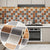 Modern Smooth Mosaic Tile Peel and Stick Wall Tile for Kitchen Orange Clearhalo 'Flooring 'Home Improvement' 'home_improvement' 'home_improvement_peel_stick_blacksplash' 'Peel & Stick Backsplash Tile' 'peel_stick_blacksplash' 'Walls & Ceilings' Walls and Ceiling' 6728292
