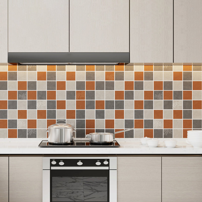 Modern Smooth Mosaic Tile Peel and Stick Wall Tile for Kitchen Clearhalo 'Flooring 'Home Improvement' 'home_improvement' 'home_improvement_peel_stick_blacksplash' 'Peel & Stick Backsplash Tile' 'peel_stick_blacksplash' 'Walls & Ceilings' Walls and Ceiling' 6728305