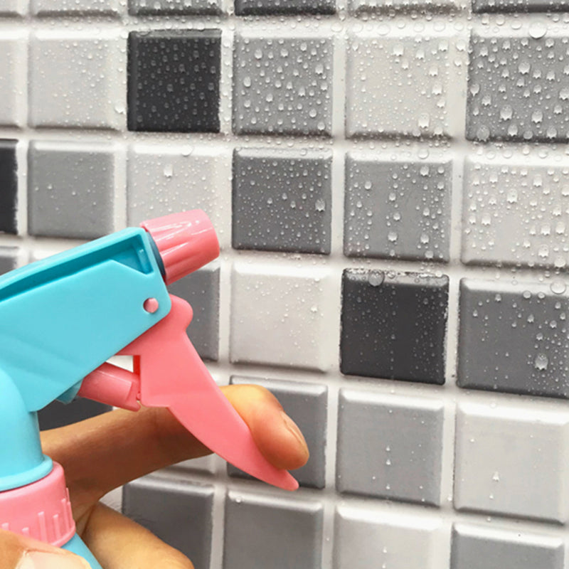 Tile-Peel & Stick Square Mosaic PVC Stain Resistant Peel and Stick Tiles for Shower 5 Pack Clearhalo 'Flooring 'Home Improvement' 'home_improvement' 'home_improvement_peel_stick_blacksplash' 'Peel & Stick Backsplash Tile' 'peel_stick_blacksplash' 'Walls & Ceilings' Walls and Ceiling' 6728314