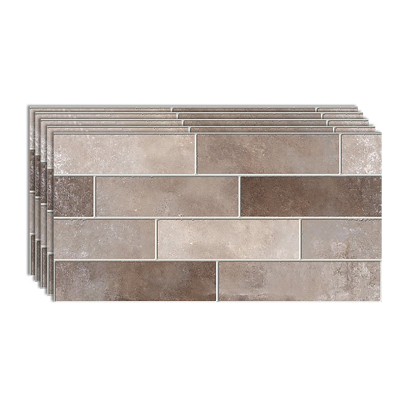 Peel & Stick Subway Tile Rectangle Water Resistant Plastic Peel & Stick Tile for Shower Clearhalo 'Flooring 'Home Improvement' 'home_improvement' 'home_improvement_peel_stick_blacksplash' 'Peel & Stick Backsplash Tile' 'peel_stick_blacksplash' 'Walls & Ceilings' Walls and Ceiling' 6728341