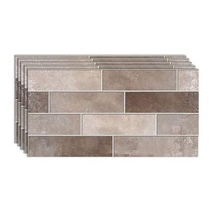 Peel & Stick Subway Tile Rectangle Water Resistant Plastic Peel & Stick Tile for Shower Clearhalo 'Flooring 'Home Improvement' 'home_improvement' 'home_improvement_peel_stick_blacksplash' 'Peel & Stick Backsplash Tile' 'peel_stick_blacksplash' 'Walls & Ceilings' Walls and Ceiling' 6728341