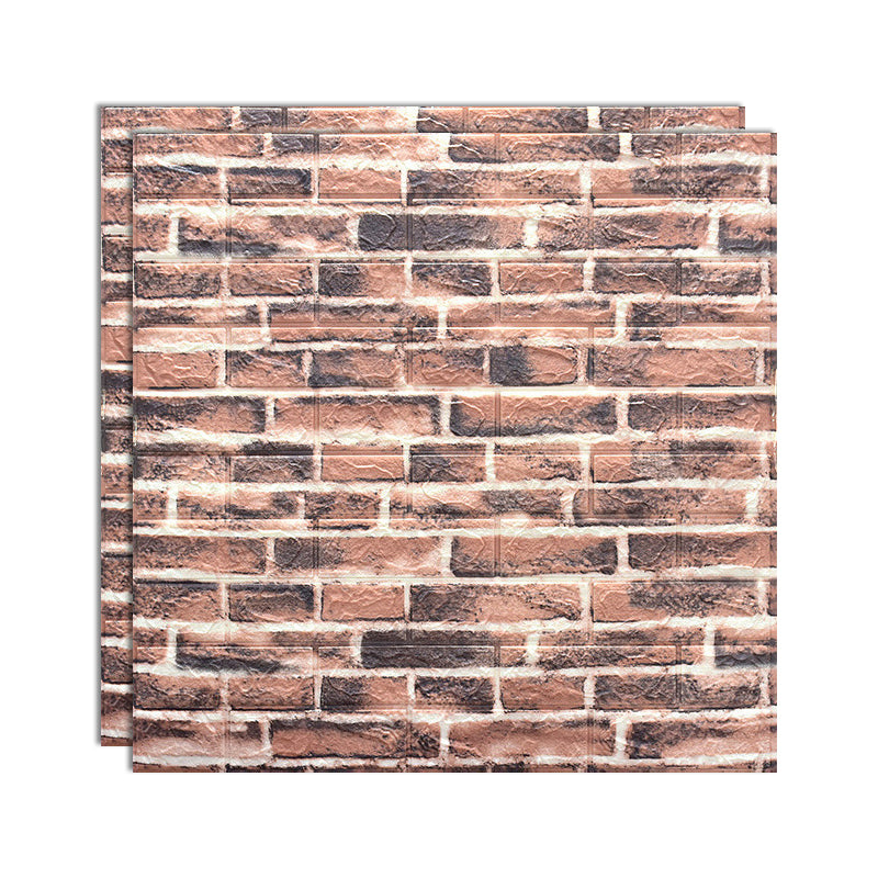 Contemporary Style Wall Access Panel Peel and Stick Wall Access Panel Brick Red Clearhalo 'Flooring 'Home Improvement' 'home_improvement' 'home_improvement_wall_paneling' 'Wall Paneling' 'wall_paneling' 'Walls & Ceilings' Walls and Ceiling' 6728392