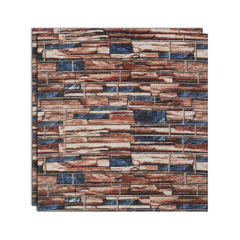 Contemporary Style Wall Access Panel Peel and Stick Wall Access Panel Brown-Black 0.2" Clearhalo 'Flooring 'Home Improvement' 'home_improvement' 'home_improvement_wall_paneling' 'Wall Paneling' 'wall_paneling' 'Walls & Ceilings' Walls and Ceiling' 6728401