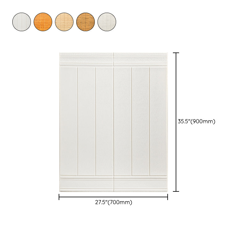 Industrial Wall Plank 3D Wood Grain Bathroom Living Room Wall Panels Set of 10 Clearhalo 'Flooring 'Home Improvement' 'home_improvement' 'home_improvement_wall_paneling' 'Wall Paneling' 'wall_paneling' 'Walls & Ceilings' Walls and Ceiling' 6728417