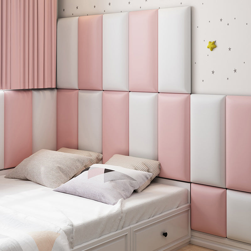 Modern Style Wainscoting Upholstered Peel and Stick Wainscoting Clearhalo 'Flooring 'Home Improvement' 'home_improvement' 'home_improvement_wall_paneling' 'Wall Paneling' 'wall_paneling' 'Walls & Ceilings' Walls and Ceiling' 6728442