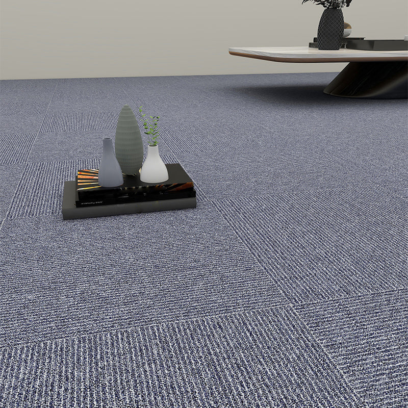 Modern Level Loop Carpet Tiles Solid Color Non-Skid Tiles and Carpet Grey Clearhalo 'Carpet Tiles & Carpet Squares' 'carpet_tiles_carpet_squares' 'Flooring 'Home Improvement' 'home_improvement' 'home_improvement_carpet_tiles_carpet_squares' Walls and Ceiling' 6728518