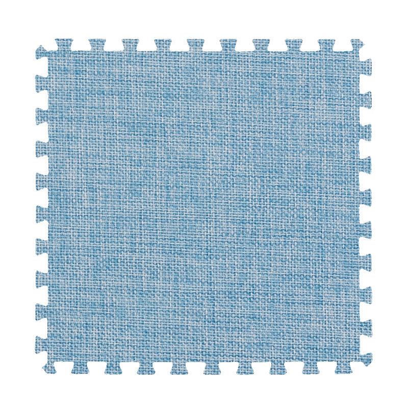 Level Loop Carpet Tile Colorful Non-Skid Interlocking Bedroom Carpet Tiles Light Blue Clearhalo 'Carpet Tiles & Carpet Squares' 'carpet_tiles_carpet_squares' 'Flooring 'Home Improvement' 'home_improvement' 'home_improvement_carpet_tiles_carpet_squares' Walls and Ceiling' 6728526